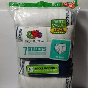 Fruit of The Loom Boy's Briefs Tag Free Medium M